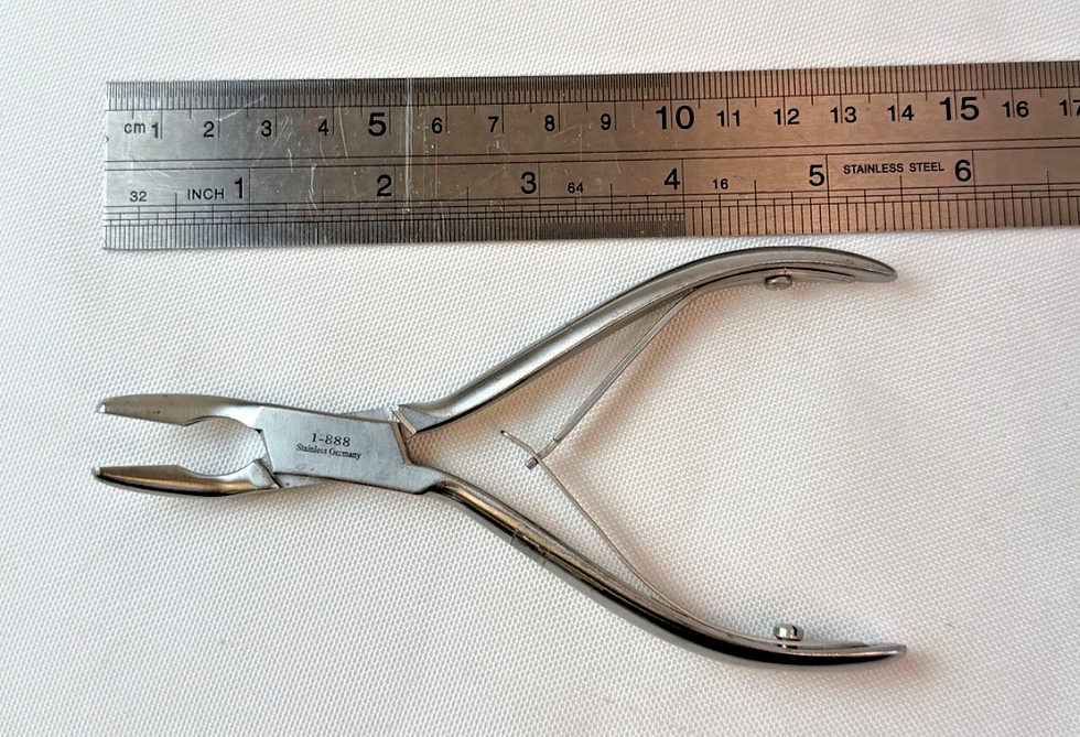 Thumbnail: Millennium Surgical 1-888 Friedman Bone Rongeur Curved 5.75" Orthopedics