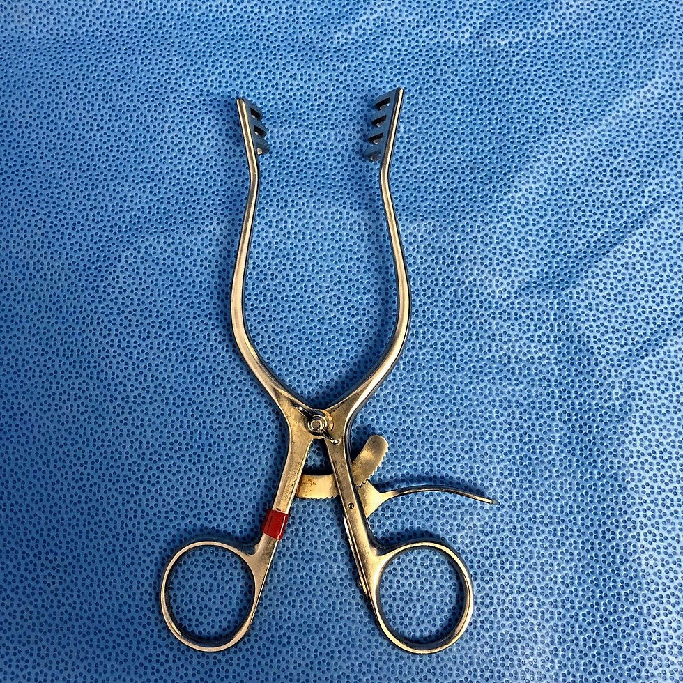 Thumbnail: Pilling Weck 35-1779 Henly Popliteal Retractor w/ Interchangeable Center Blades