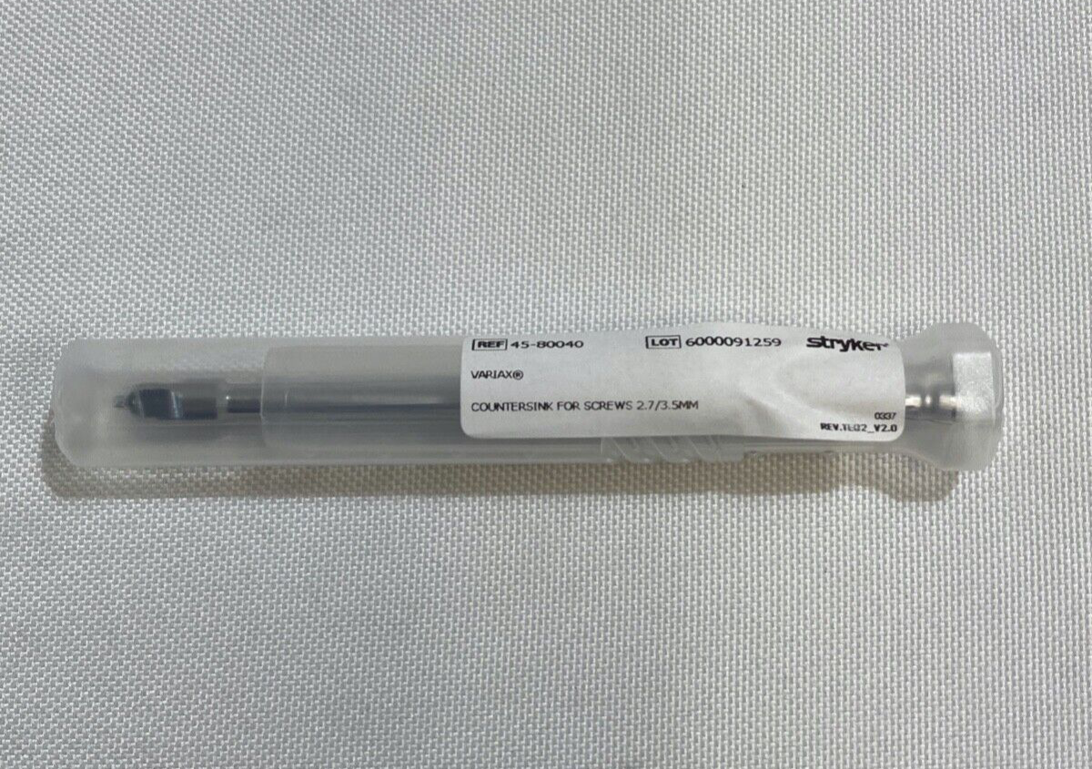 Stryker 45-80040 Orthopedic Countersink For 2.7mm/3.5mm, AO Fitting