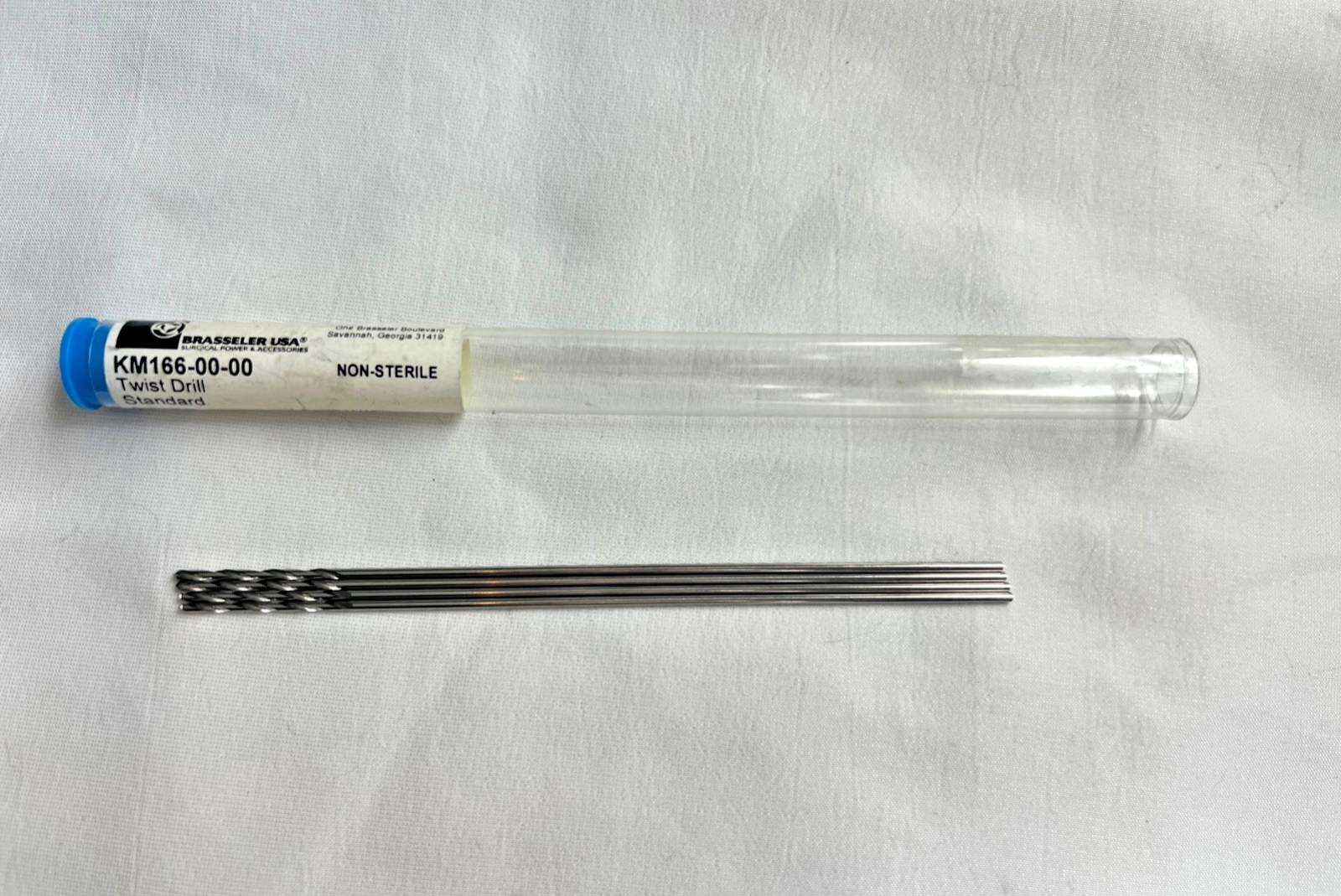 Lot Of 3 Brasseler USA Surgical KM166-00-06 Standard Twist Drill 4mm X 127mm
