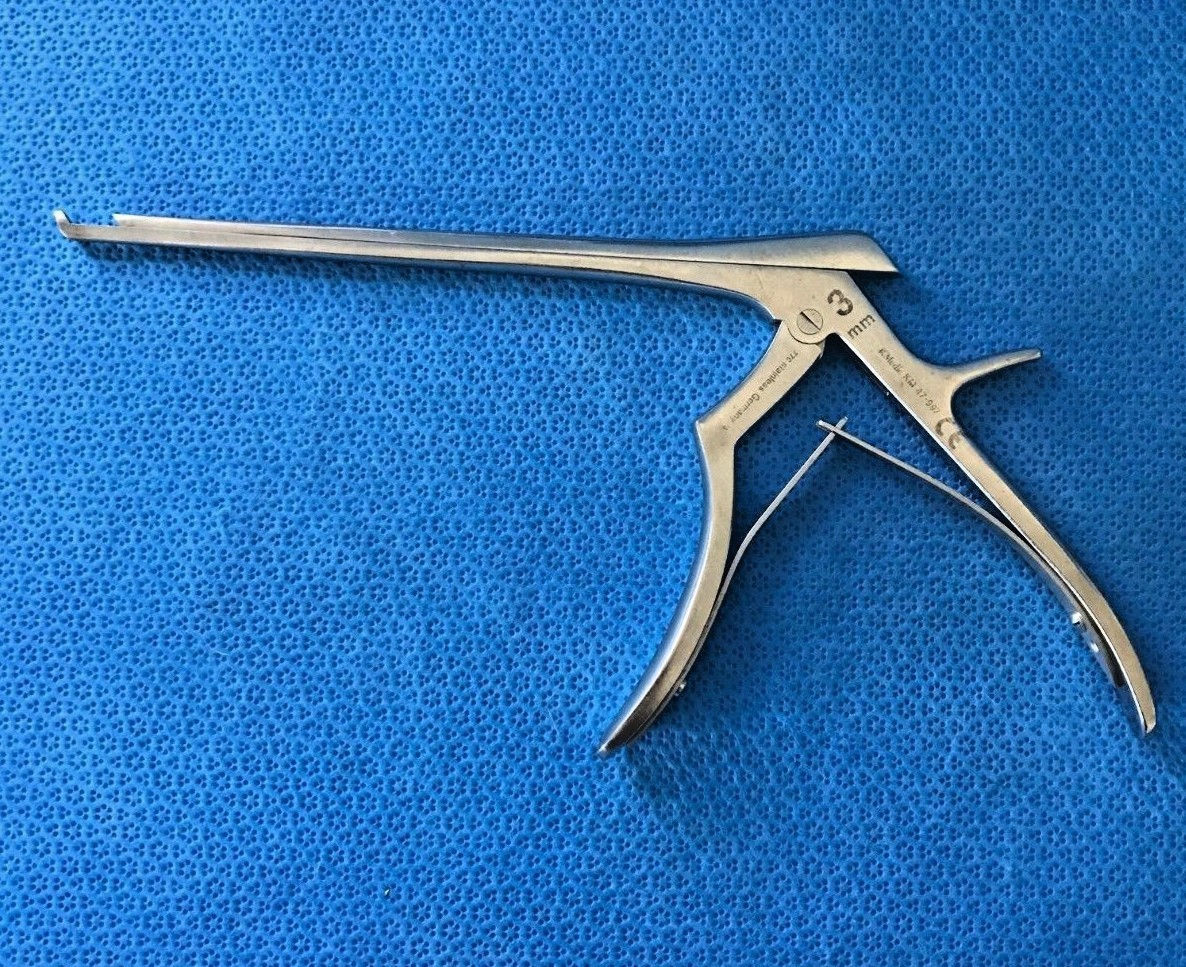 K Medic KM 47-997 Spurling Kerrison Rongeur, 3mmX40° Up Neuro Spine O/R Surgical