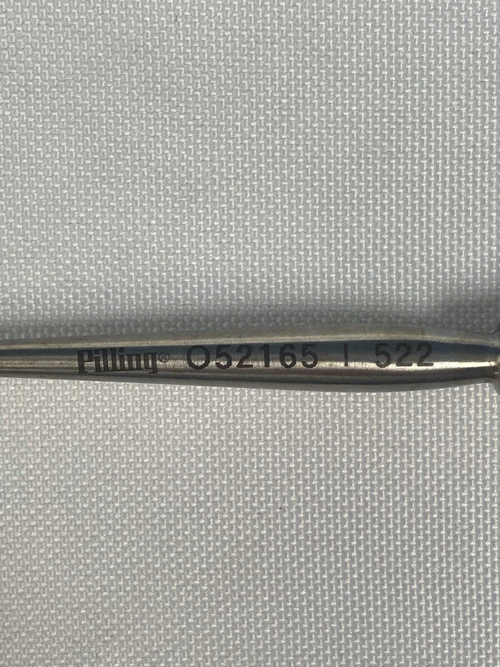 Thumbnail: Pilling Weck 052165 Aufricht Glabella Rasp Curved Blade Up & Down Cutting ENT