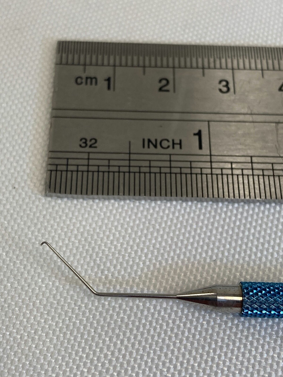 Thumbnail: Wescott Rx407 Nagahara Phaco Chopper Left Hand 10mm Tip to Bend L: 114mm