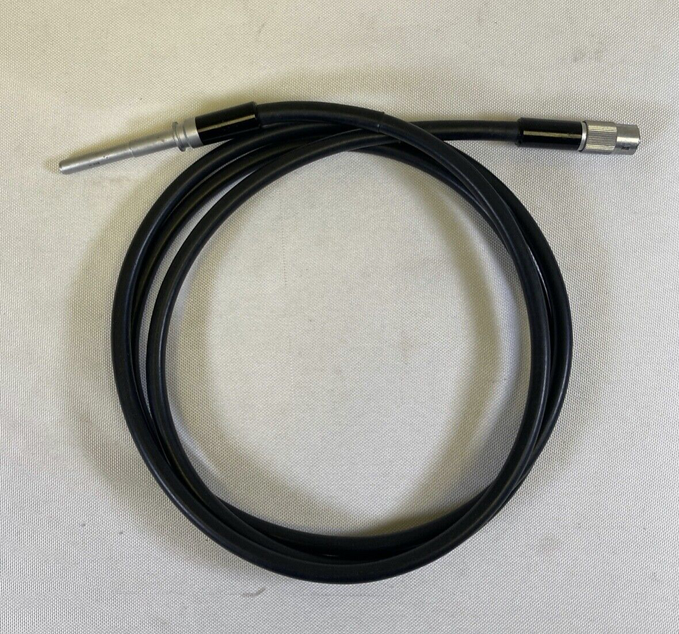 Thumbnail: Karl Storz 496FI 6' Black Fiber Optic Light Cable Endoscopic Light Cord