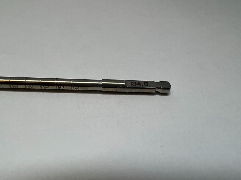 Thumbnail: Synthes 356.982 Calibrated 4.0mm 3-Flute Drill Bit US667