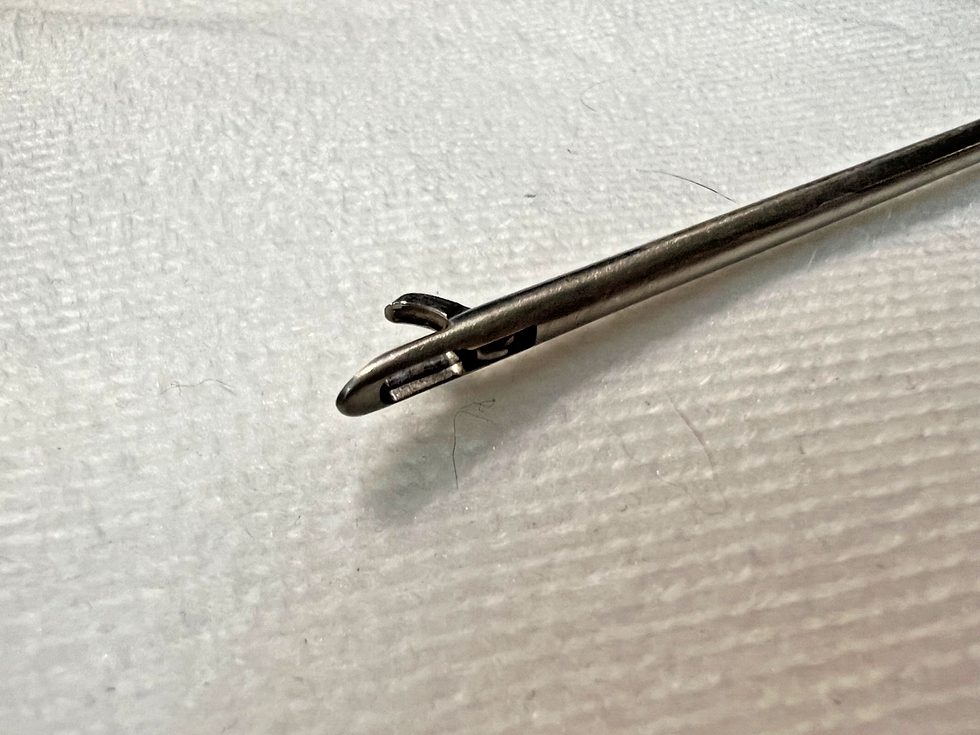 Thumbnail: R. Wolf 8404.95 Arthroscopic Straight Cutting Basket Forceps 2mm X 1mm Bite