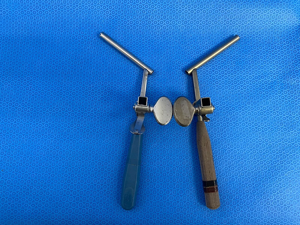 Thumbnail: Aesculap FF897&FF907  Caspar Cervical Drill Guide Right and Left 6-1/2"