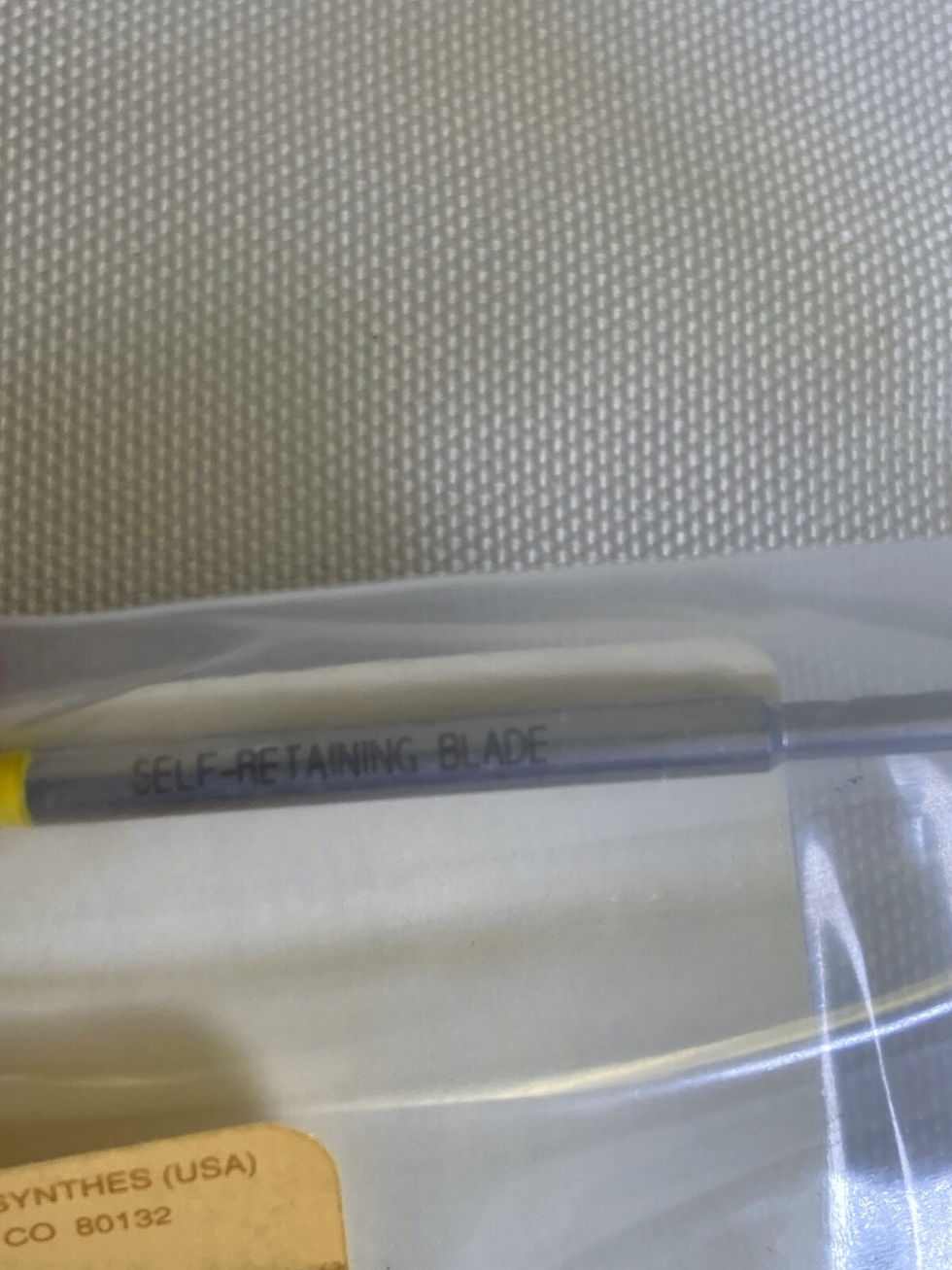 Thumbnail: Synthes 313.916 1.3mm Self-Retaining Wedge Cruciform Screwdriver Blade Mini Q/C