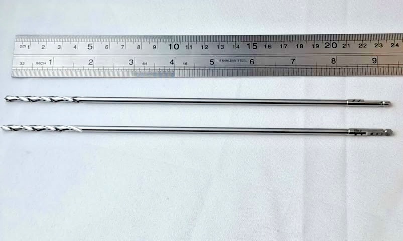 Thumbnail: Lot of 2 Zimmer 2613-46-40 Quick Connect Drill Bit 4.0mm