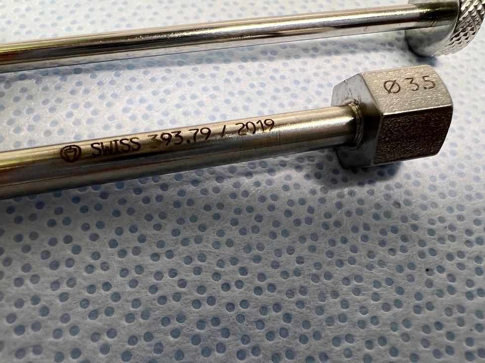 Thumbnail: Synthes 393.79 Dirll Sleeve 5mm/3.5mm w/ 394.16 Trocar 3.5mm US801