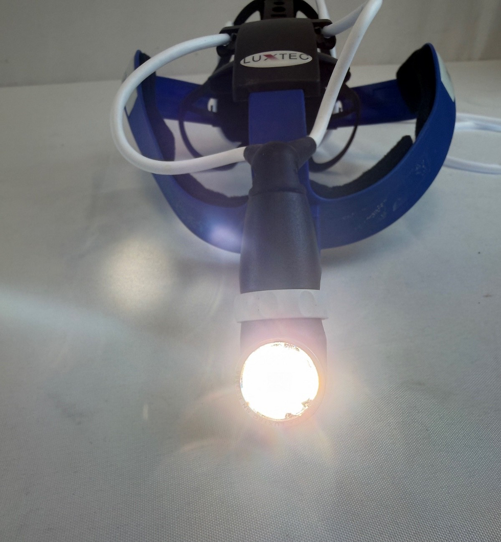 Thumbnail: Integra Luxtec AX2100BIF Ultralite Premium Fiber Optic Headlight General Surgery