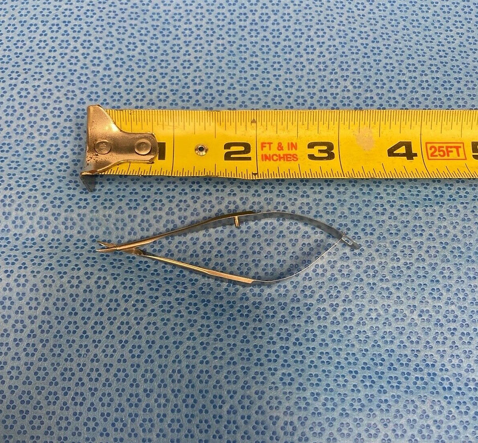 Thumbnail: Storz E-3383C Curved Clayman Vannas Scissors Ophthalmic Ophthalmology