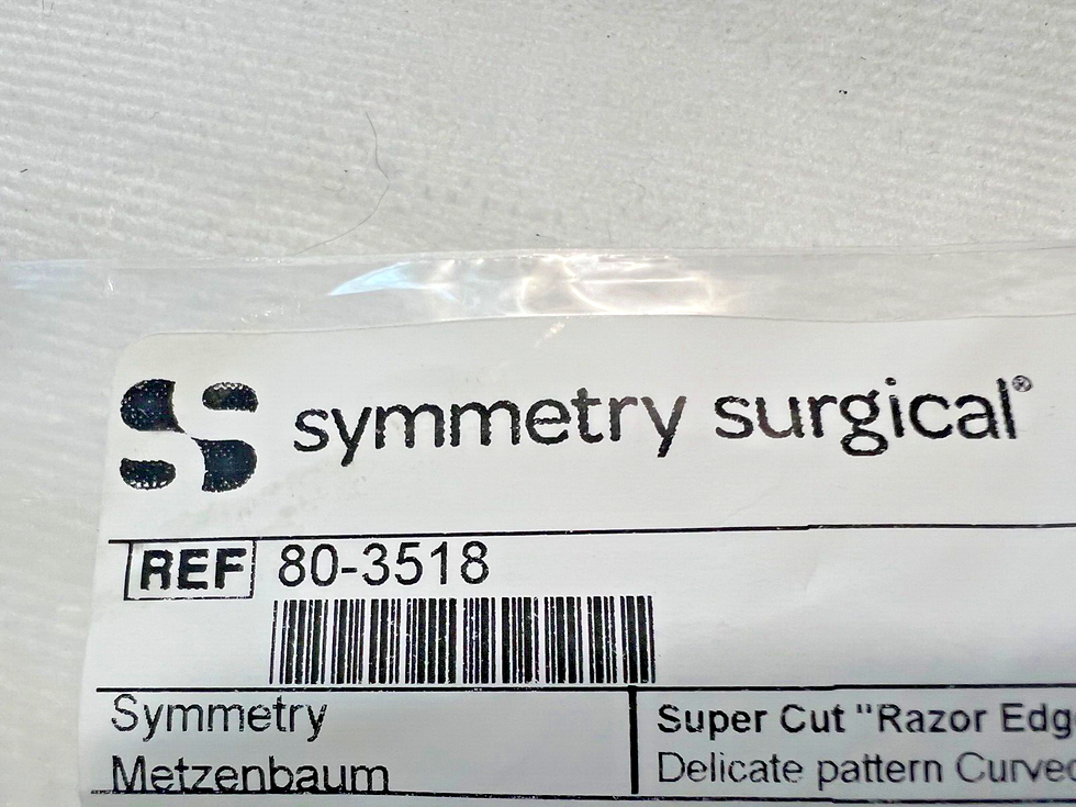 Thumbnail: Symmetry Surgical 80-3518 Metzenbaum Super Cut "Razor Edge" Scissors 17.7cm