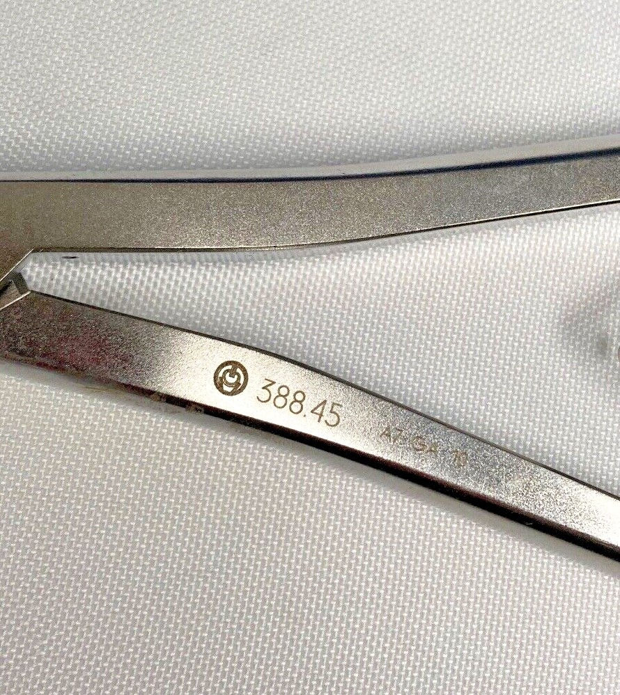 Thumbnail: Synthes 388.45 USS Bar Holding Forceps For 3.5mm Bar US120 Orthopedic Neurology