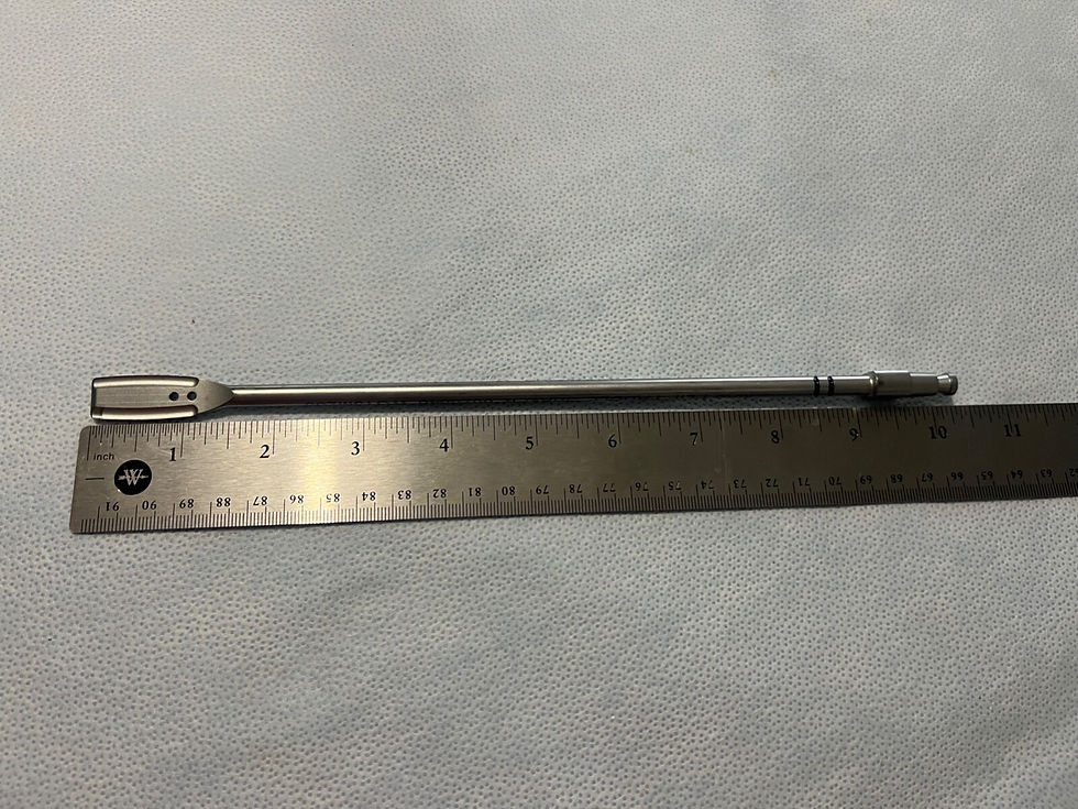 Thumbnail: NuVasive 6020046 Orthopedic MAS PLIF Paddle Shaver 13mm X 10-1/4" Length