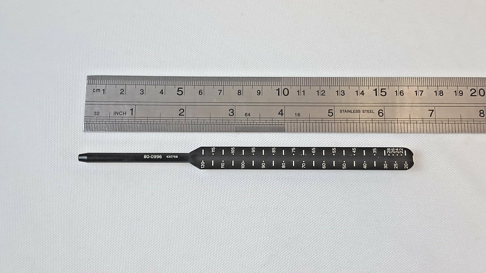 Thumbnail: ACUMED Large Acutrak 2 Hardware Sizer 80-0996 Orthopedic