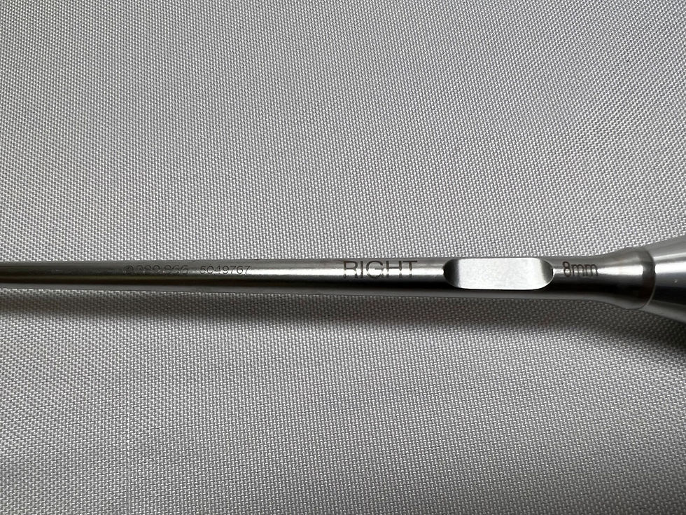 Thumbnail: Synthes 389.866 Large Box 8mm Right Angled Curette US892