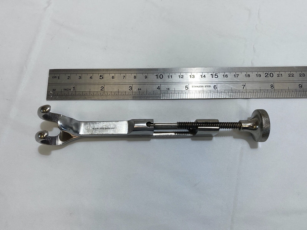 Thumbnail: Pilling 65-7618 Lowman Bone Clamp Turkey Claw Bone Holding Forcep Orthopedics