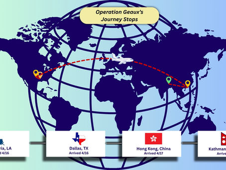 Answering the Call: Day 1-3... Across the World to Nepal