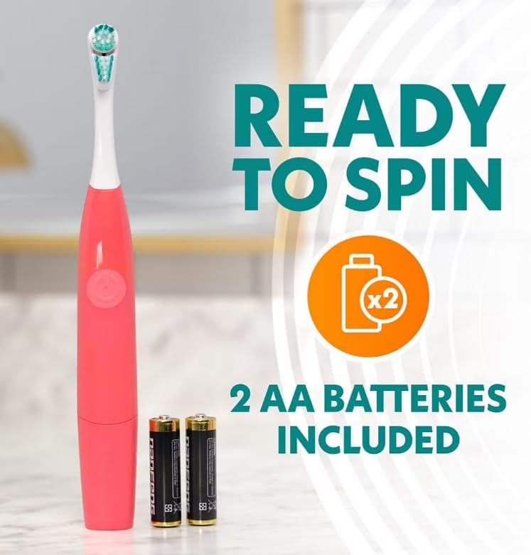 Spin brush Pro Whiten Battery Powered Toothbrush
