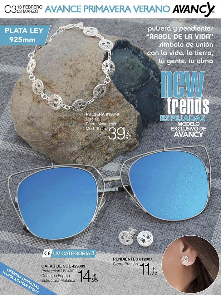 Joyas, complementos, bisuterie, cosmetica, Avancy, Agencia de marketing y comunicacion Lounge Creative Publicidad, Aguadulce, Almeria, España