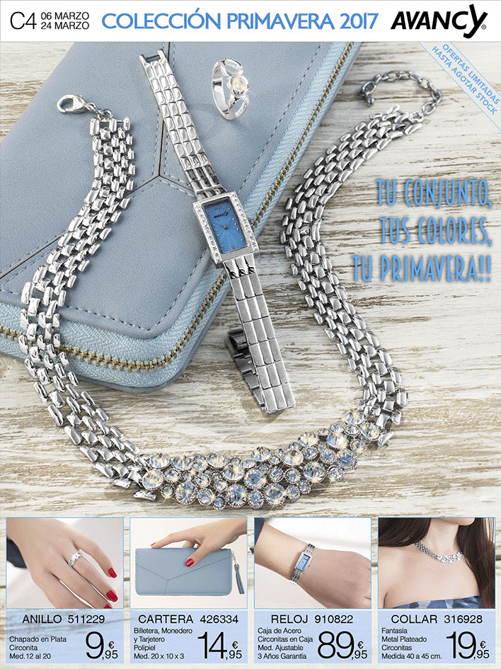 Joyas, complementos, bisuterie, cosmetica, Avancy, Agencia de marketing y comunicacion Lounge Creative Publicidad, Aguadulce, Almeria, España