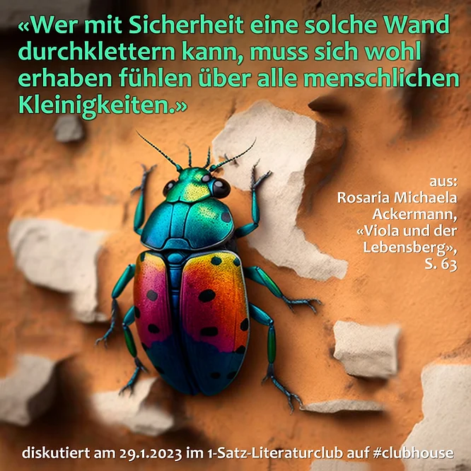 1-Satz-Literaturclub - Kaefer