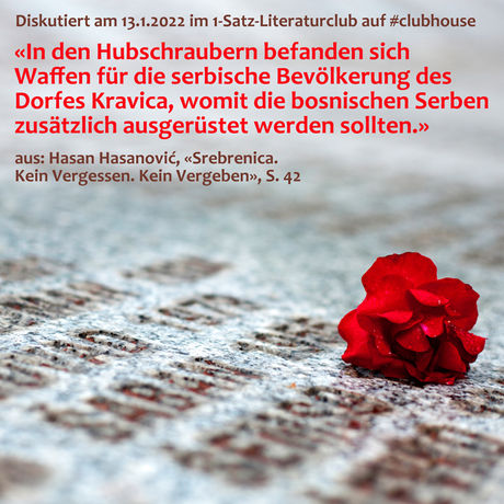 „In den Hubschraubern befanden sich Waffen für die serbische Bevölkerung des Dorfes Kravica, ...