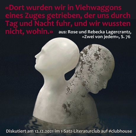 „Dort wurden wir in Viehwaggons eines Zuges getrieben, der uns durch Tag und Nacht fuhr, und ...