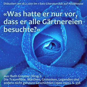 „Was hatte er nur vor, dass er alle Gärtnereien besuchte?“