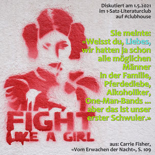 „Sie meinte: «Weisst du, Liebes, wir hatten ja schon alle möglichen Männer in der Familie, ...