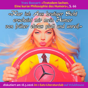 „Klar ist: Aus heutiger Sicht erscheint mir mein Humor von früher etwas platt und unreif.“