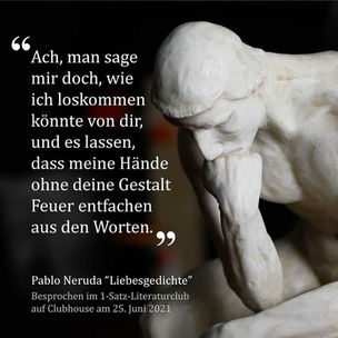 „Ach, man sage mir doch, wie ich loskommen könnte von dir, und es lassen, dass meine Hände ohne ...