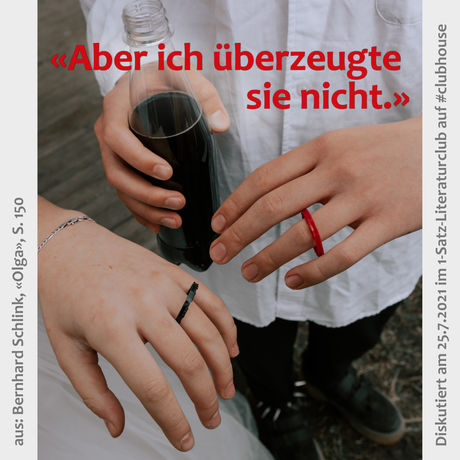 „Aber ich überzeugte sie nicht.“