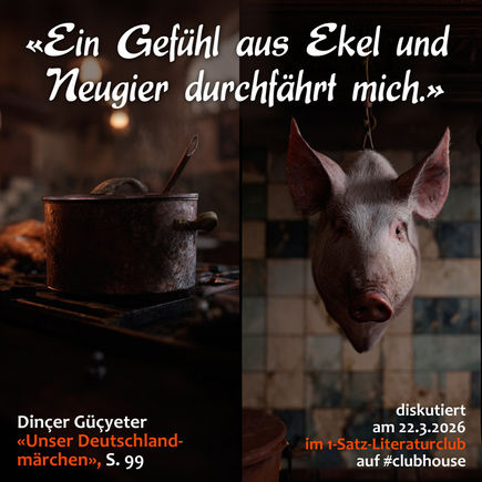 „Ein Gefühl aus Ekel und Neugier durchfährt mich.“