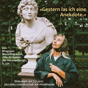 „Gestern las ich eine Anekdote.“