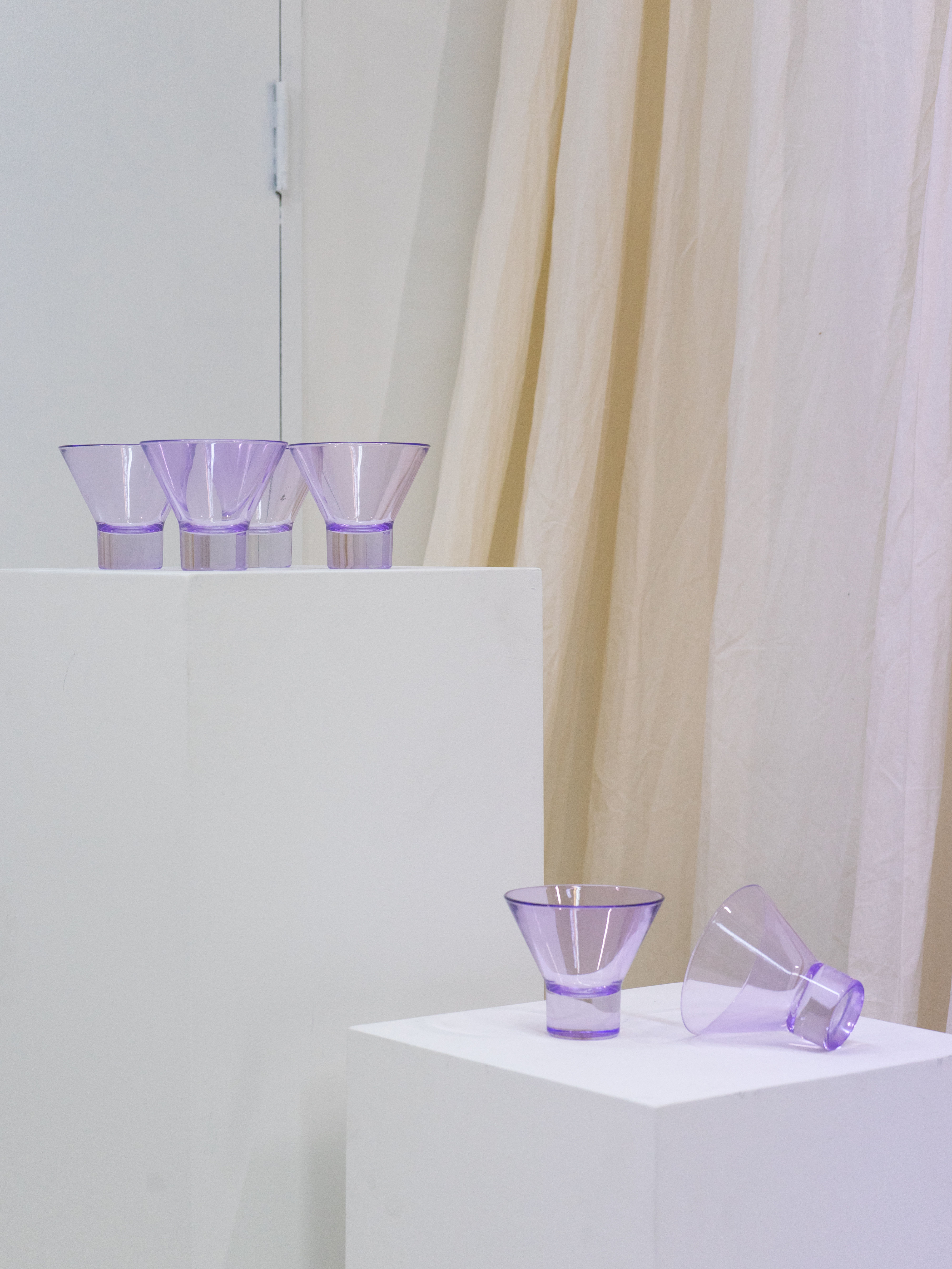 Lavender Cocktail Glasses