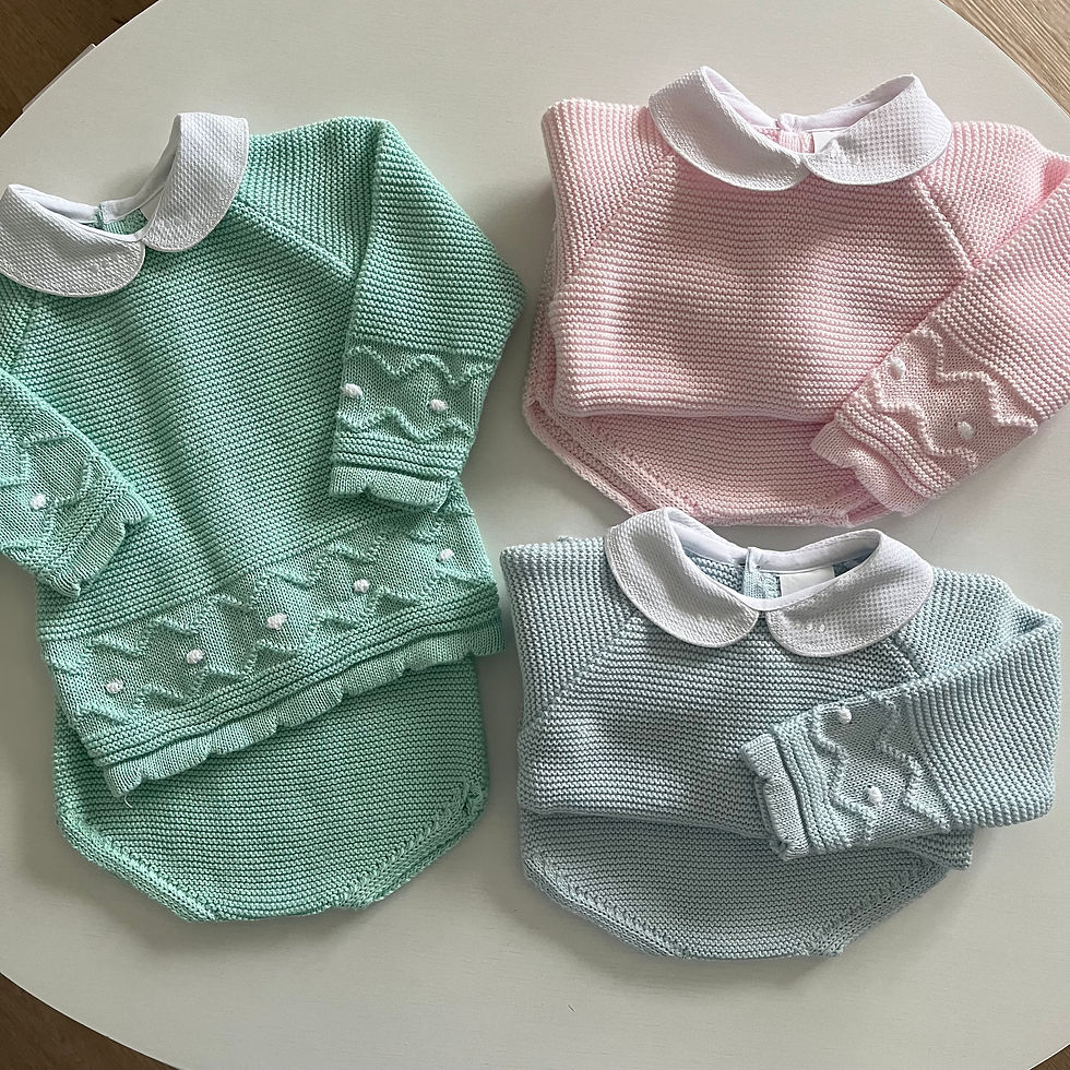 Miniatura: Conjunto tapa fraldas e camisola