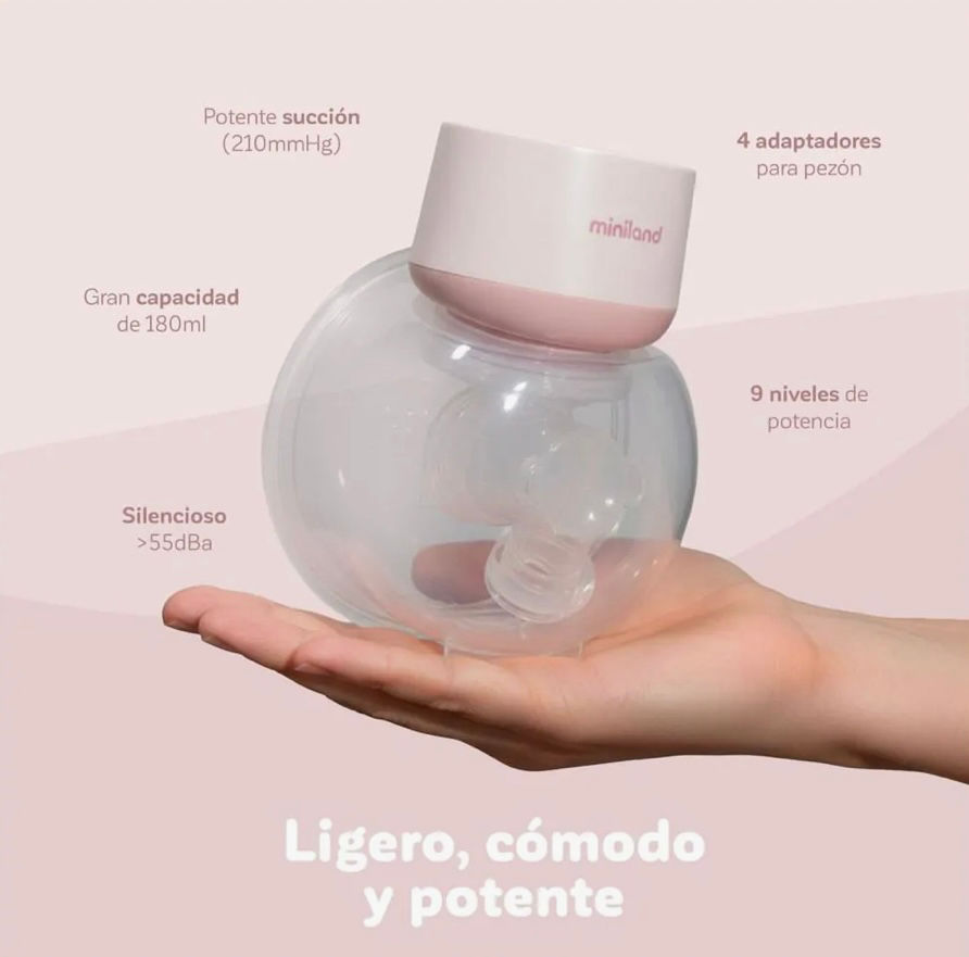 Miniatura: Bomba tira-leite mãos livres Miniland - Dupla