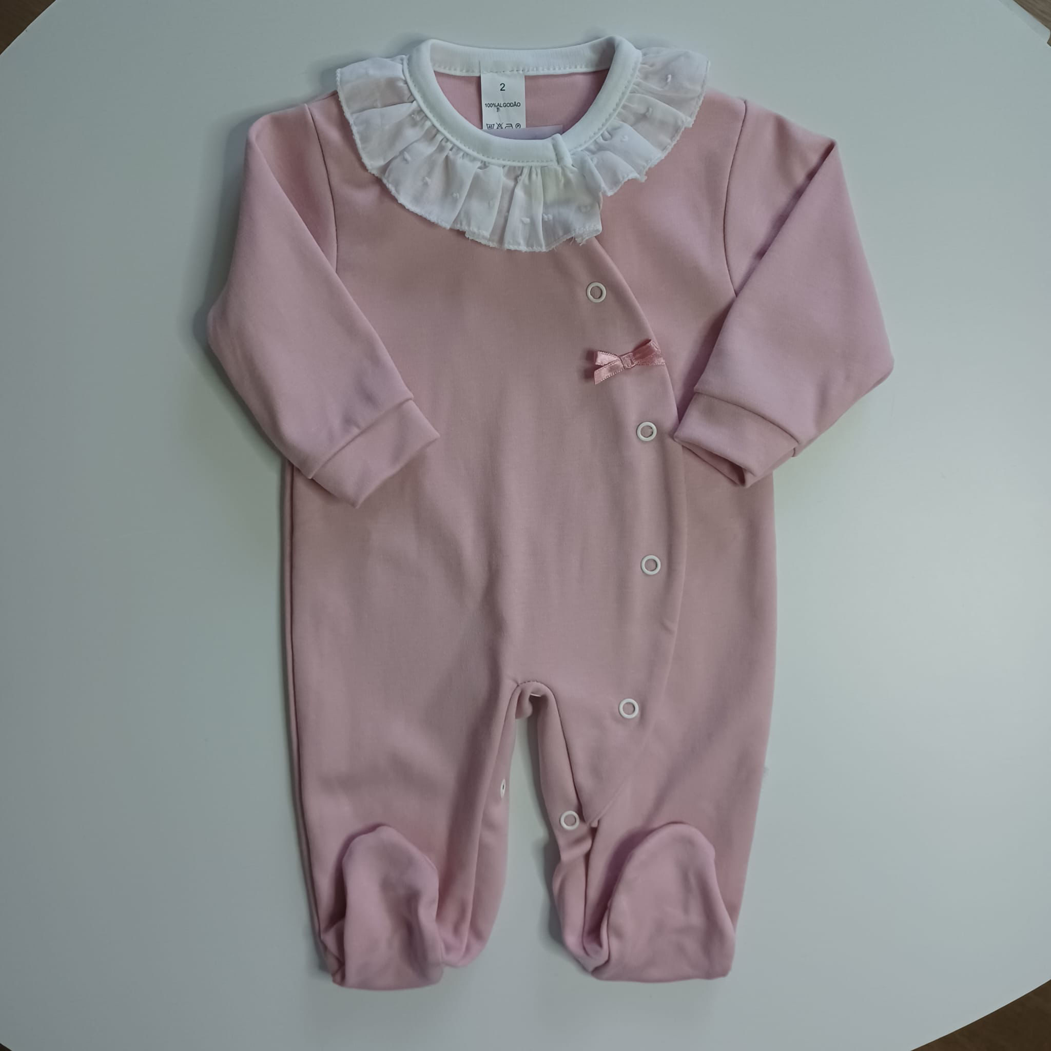 Babygrow gola branca