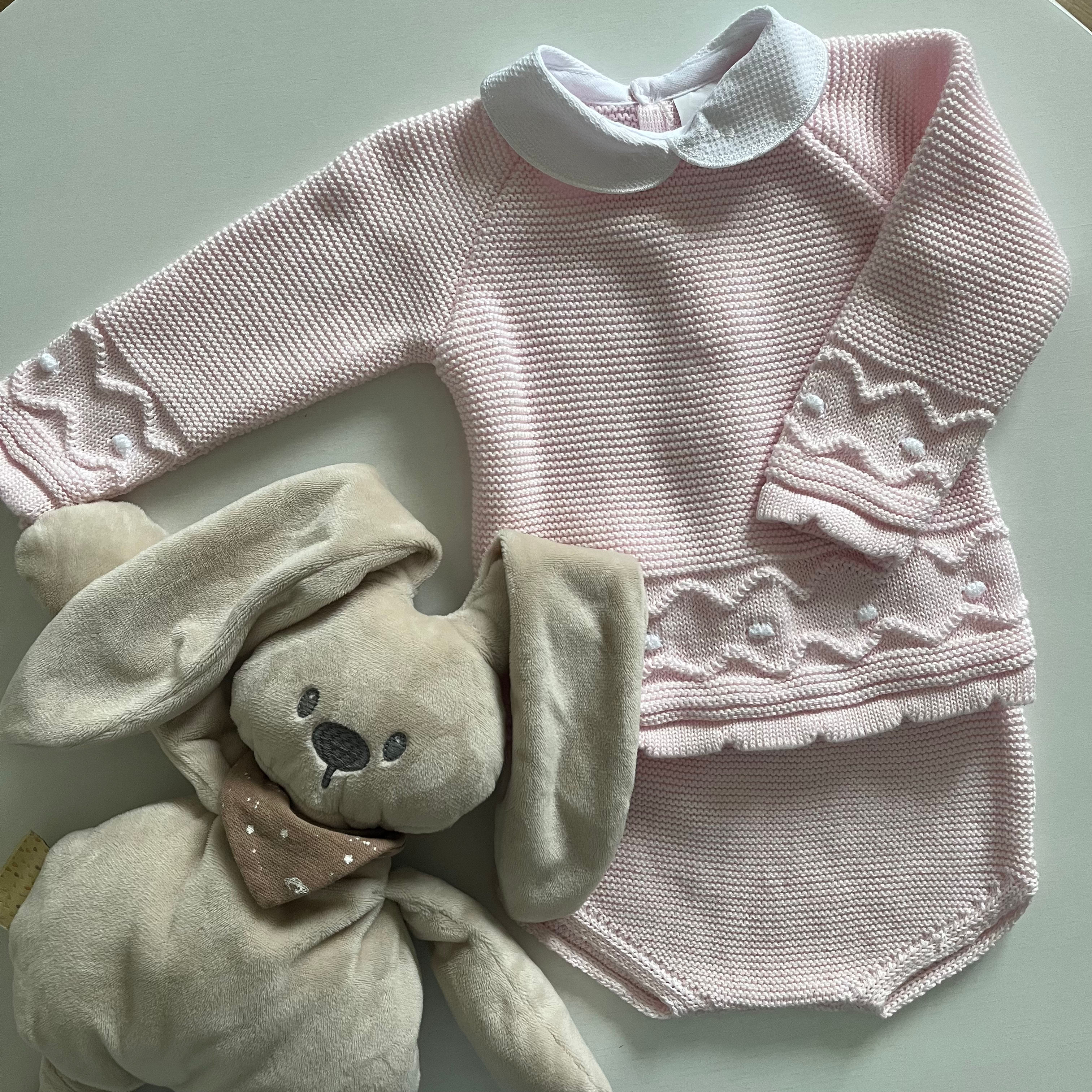Conjunto tapa fraldas e camisola