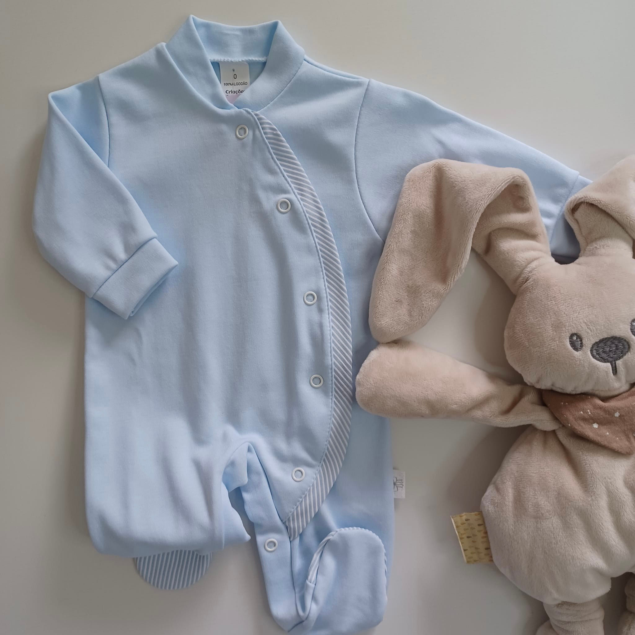 Babygrow de algodão - Coleção risquinha