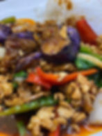 Chicken Eggplant Hot basil(Lunch)                         