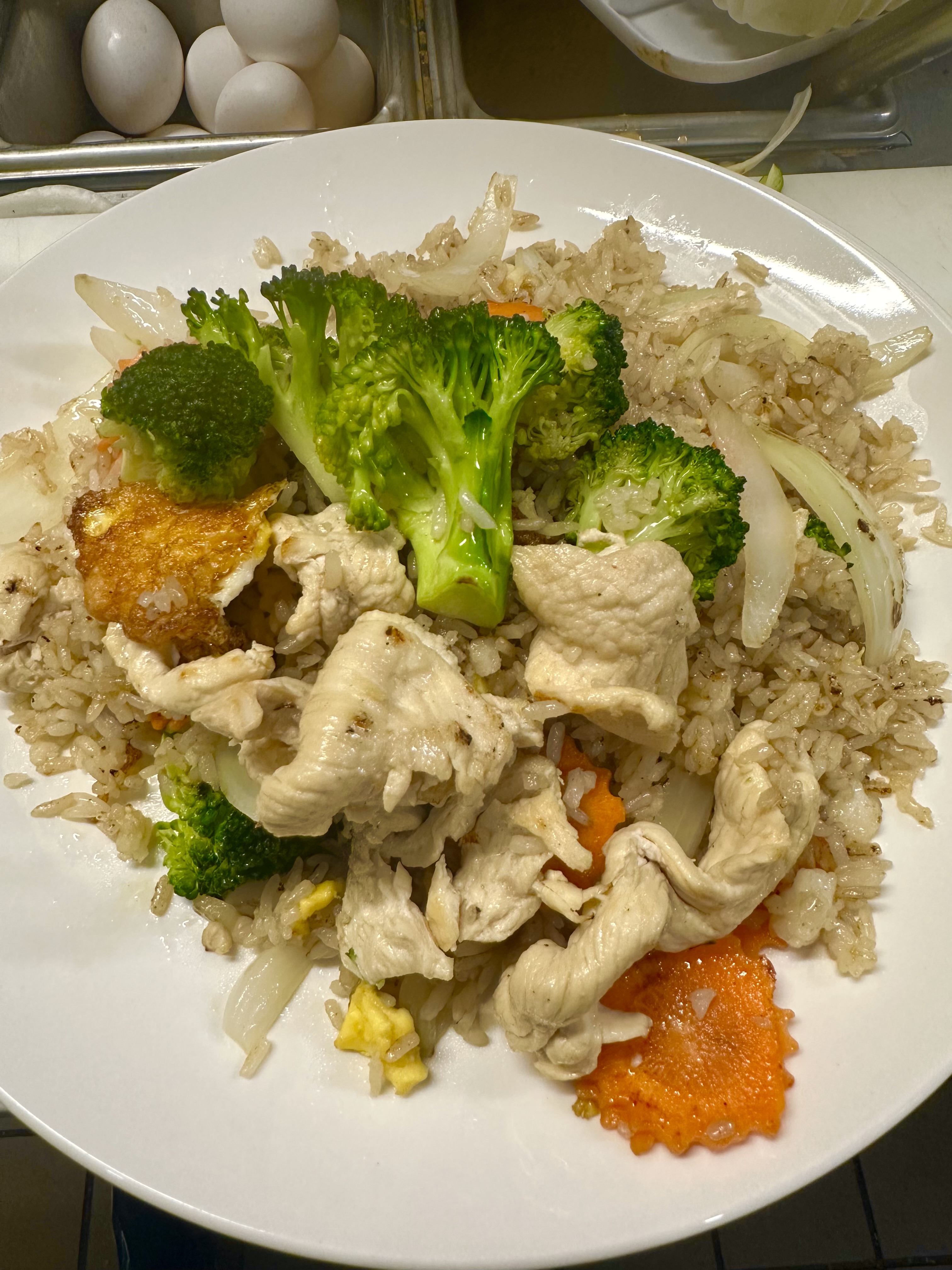 Arranged Food and Objects