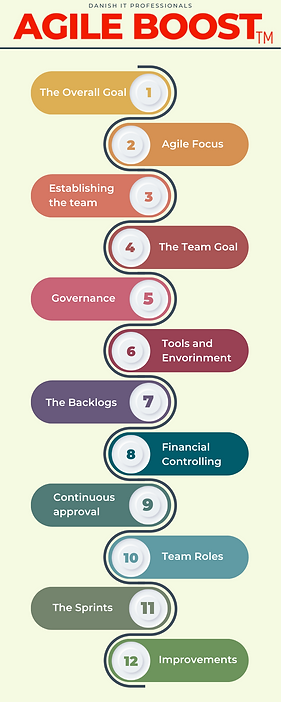 Agile Boost - The 12 areas of grooming