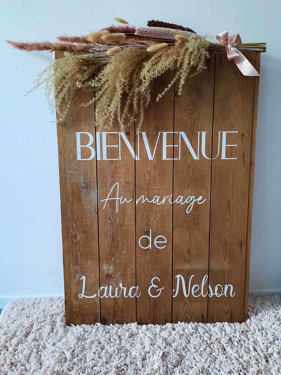 Miniature : Réalisation de vos panneaux d'accueil ou autre en Plexi ou bois