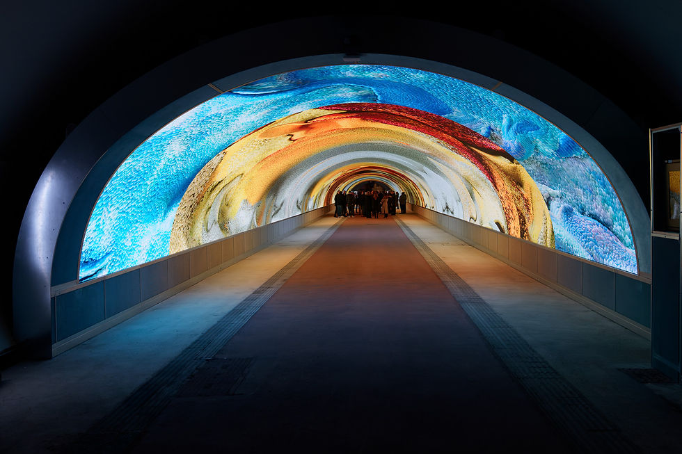 ©Fabrice Gallina_Digital Art Gallery - Data Tunnel by Refik
Anadol - Gorizia