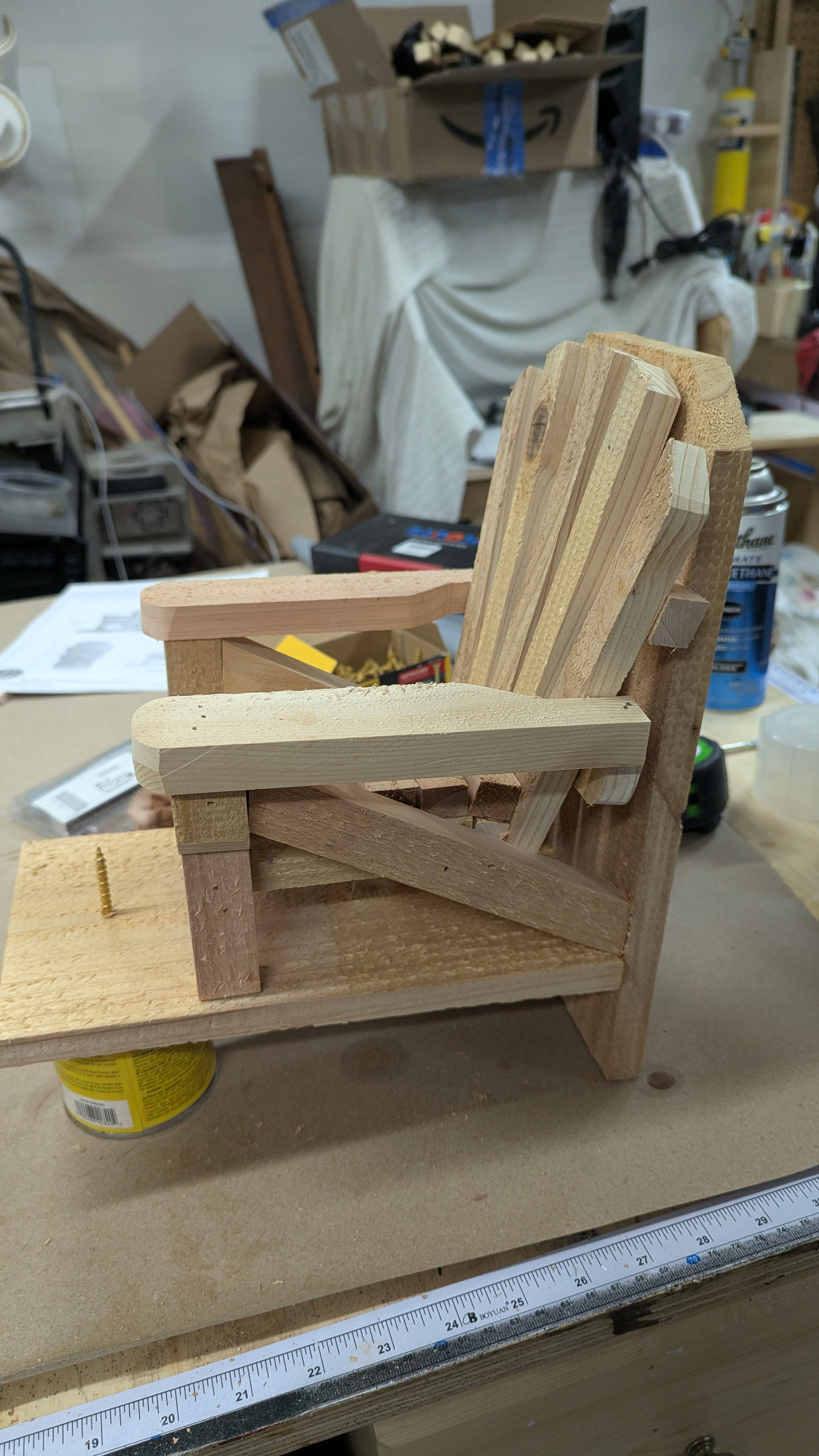 Adirondack Squirrel Feeder | Rustic Cedar