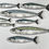 Thumbnail: 8 Mackerel Fish Shoal Wall Sculpture Artworks - 8 Fish