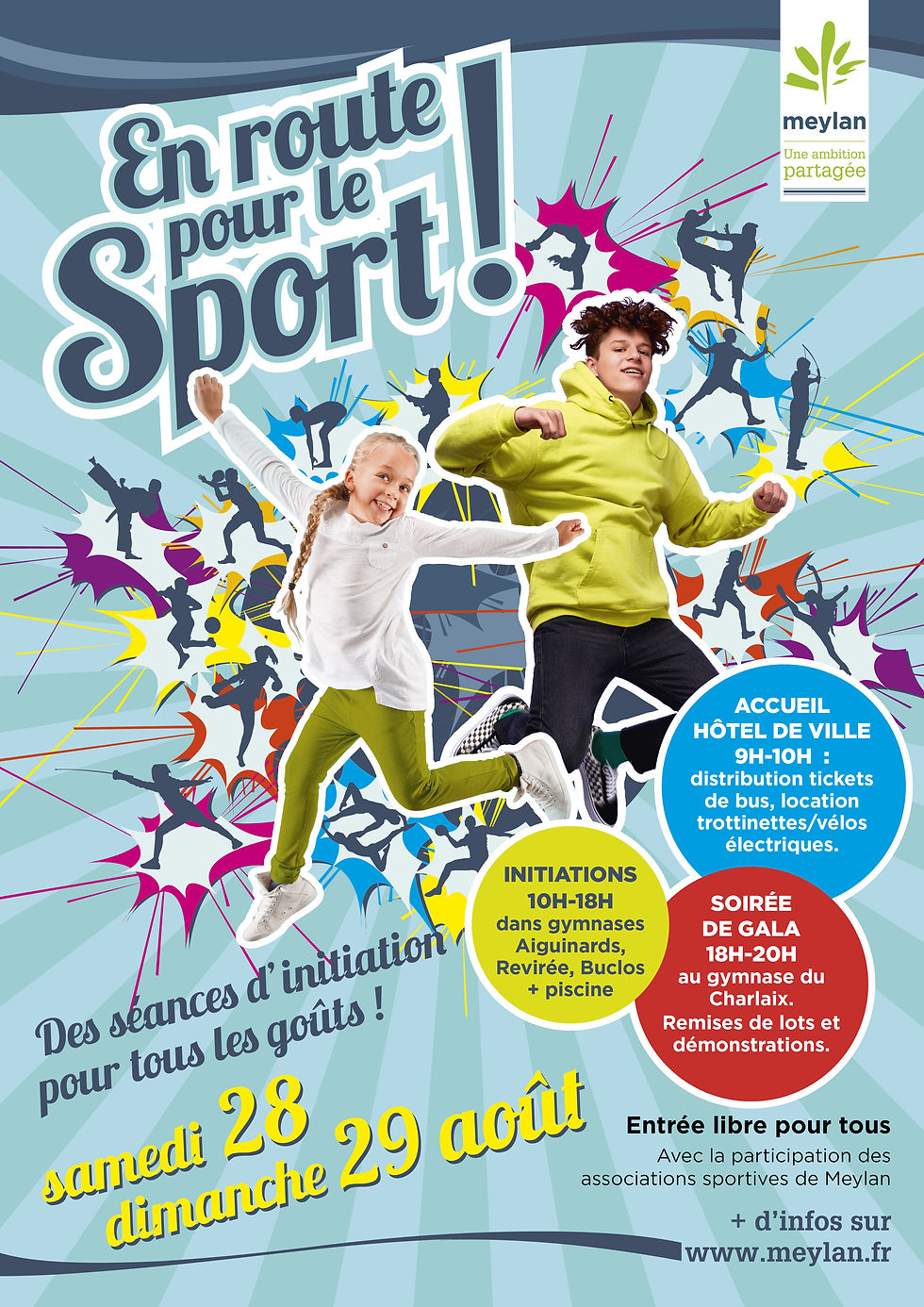 Affiche "En route pour le Sport"